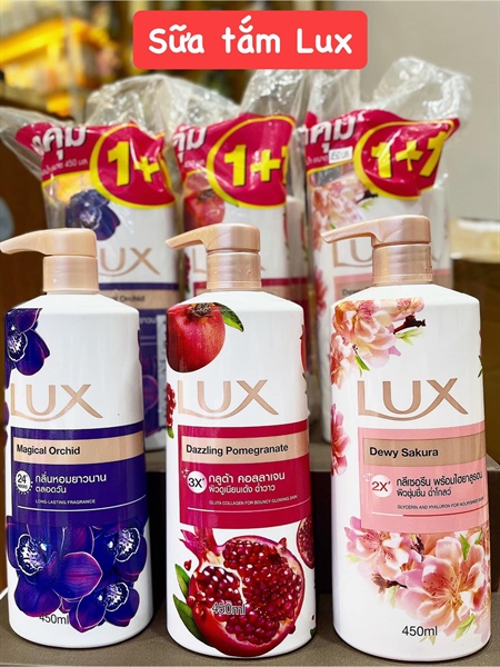 [HCM]Combo 2 Chai Sữa Tắm Lux 450ml Thái Lan