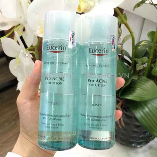 Toner Eucerin ⚜️ Nước Hoa Hồng Eucerin Pro Acne Solution cho da dầu mụn 200ml