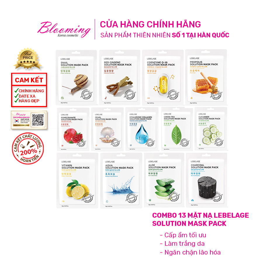 Mặt Nạ Cung Cấp Dinh Dưỡng Phục Hồi Da Lebelage Solution Mask Pack 25ml