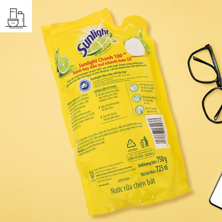 NƯỚC RỬA CHÉN SUNLIGHT CHANH 750GR