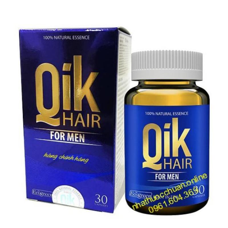 QIK HAIR FOR MEN Viên uống chông rụng tóc cho nam (Hàng chính hãng)