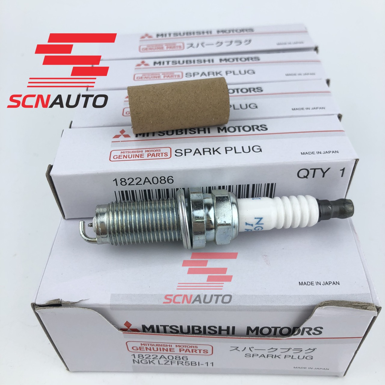 Bộ 4 cái Bugi Mitsubishi Chân kim (Xpander/ Mirage/ Attrage/ Grandis/ Galant/Outlander/Pajero Sport/V93) mã  1822A086