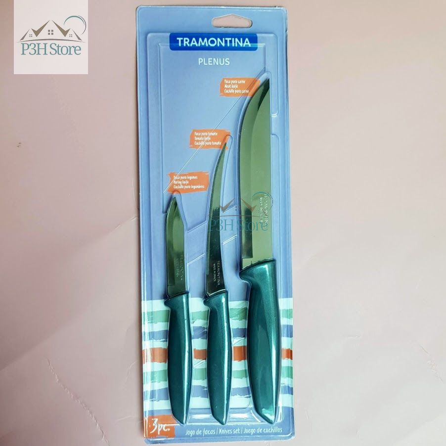 Dao bếp Tramontina Plenus dao tỉa cắt gọt inox 420 bền đẹp