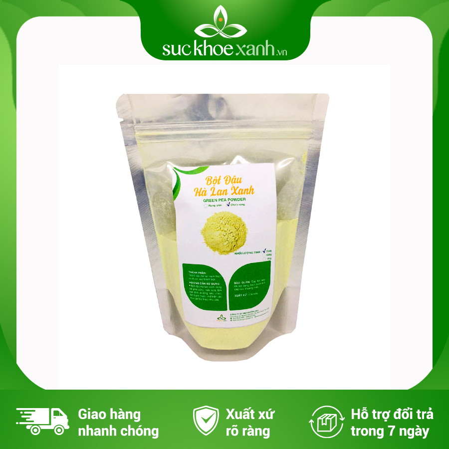 Bột đậu hà lan xanh tự nhiên - 250g/túi - Nhập khẩu Canada chính hãng