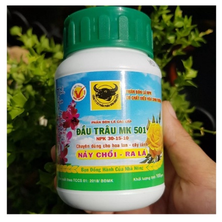 Phân bón lá đầu trâu 501 - cho hoa lan, cây cảnh