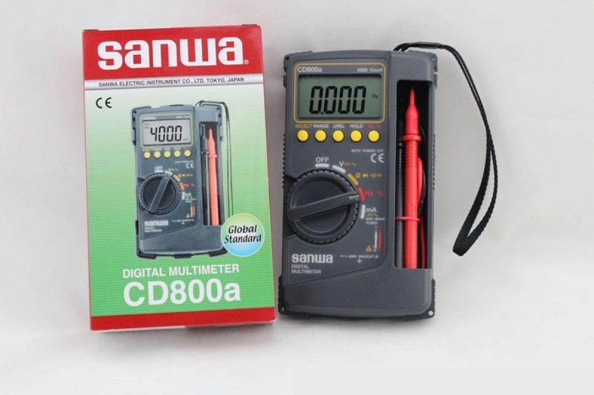 Sanwa CD-800a2 đo điện áp, điện trở, tụ điện, tần số có True RMS