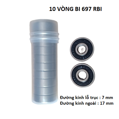 10 vòng bi 697 RBI chất lượng cao