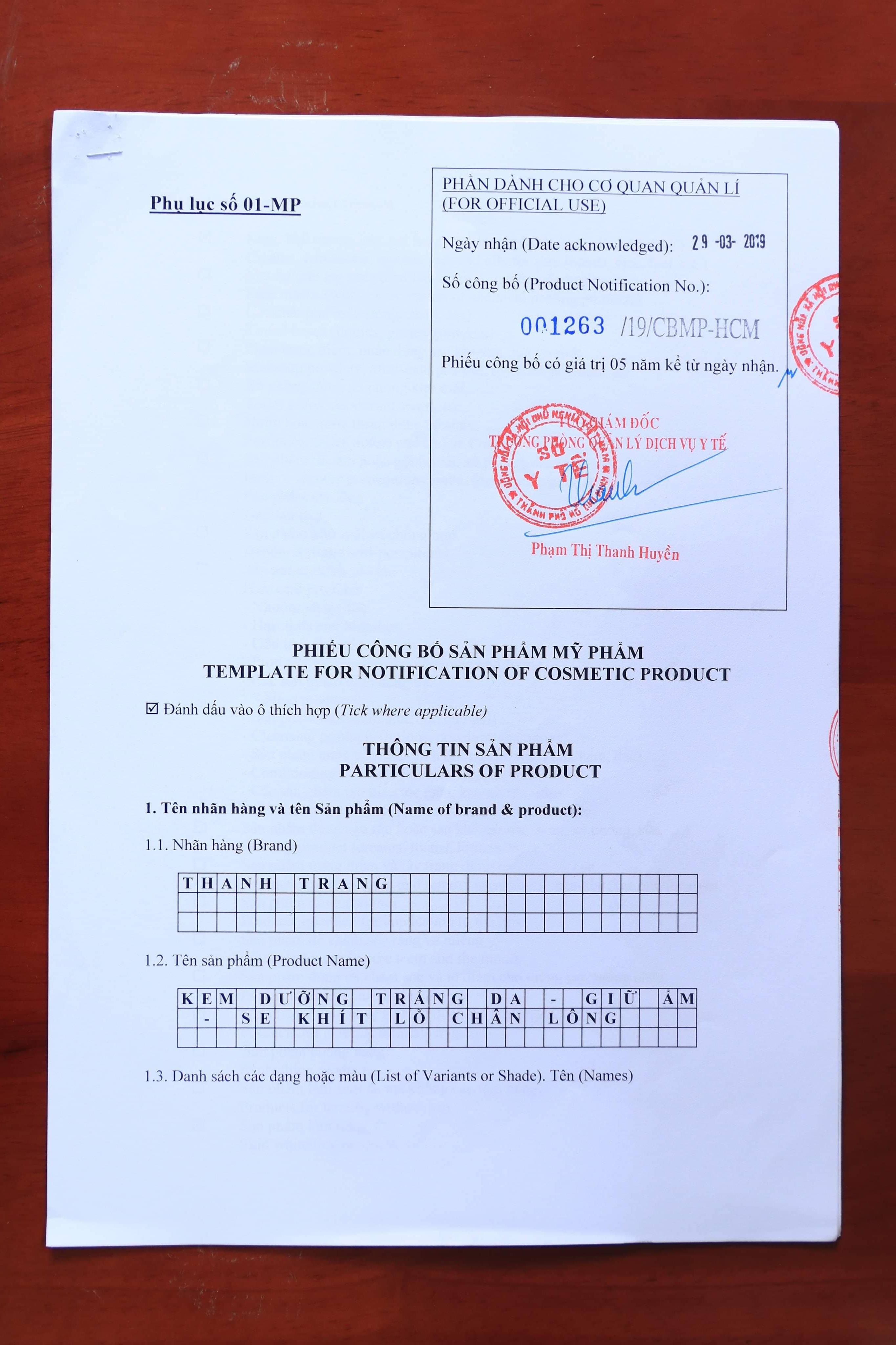 Kem Face Diamond Thanh Trang