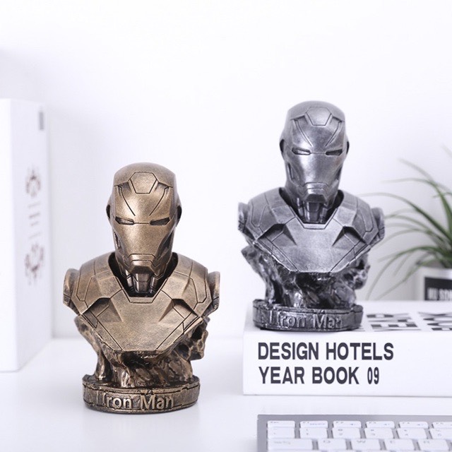 (Hàng có sẵn) Mô hình người sắt Iron Man 18cm trang trí phòng