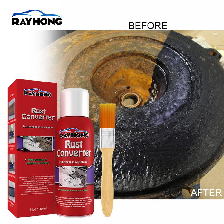 100ML Rust Converter Car Chassis Derusting Car Rust Remover with Brush Multi-Purpose Rust Remover Rust Inhibitor Derusting for Cars functional