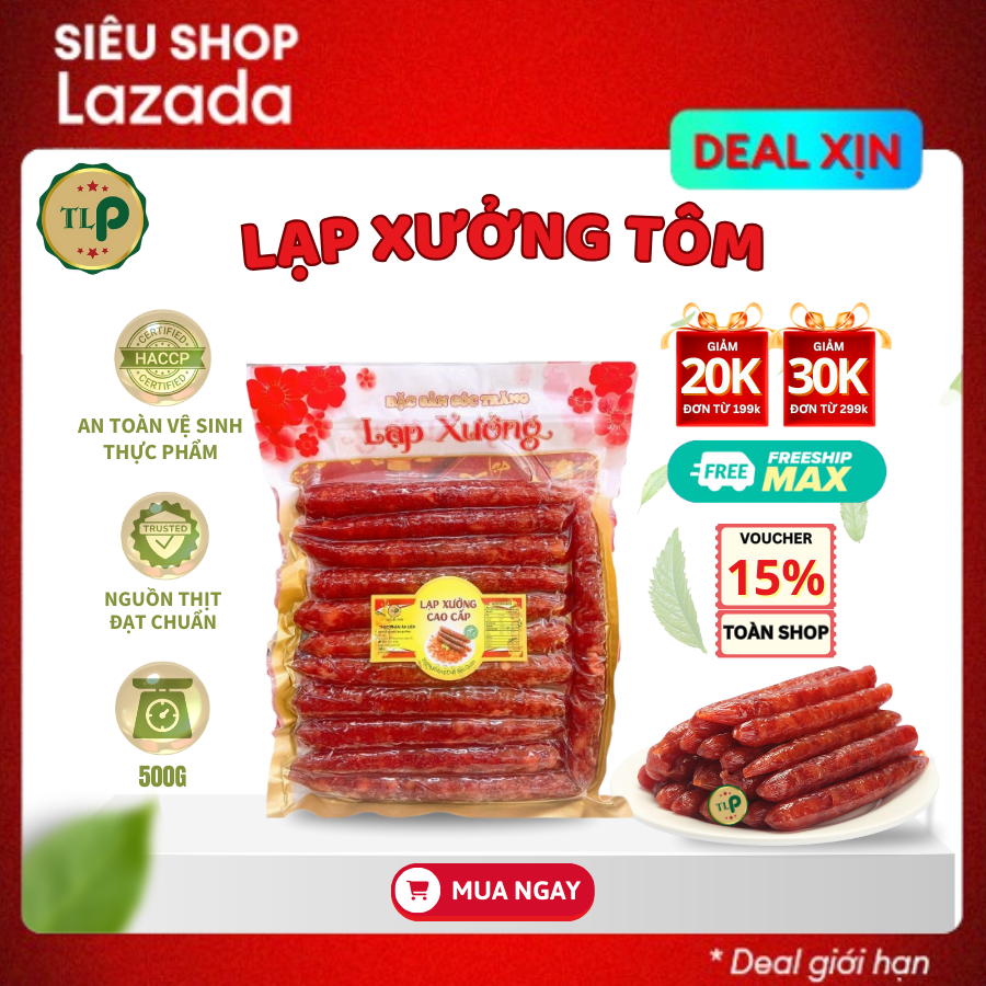 LẠP XƯỞNG TÔM CAO CẤP TÂN LỘC PHÁT - BỊCH 500G
