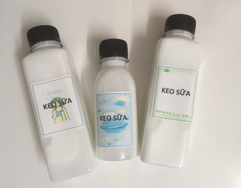 KEO SỮA - KEO SỮA LÀM SLIME ĐẪ PHA SẴN