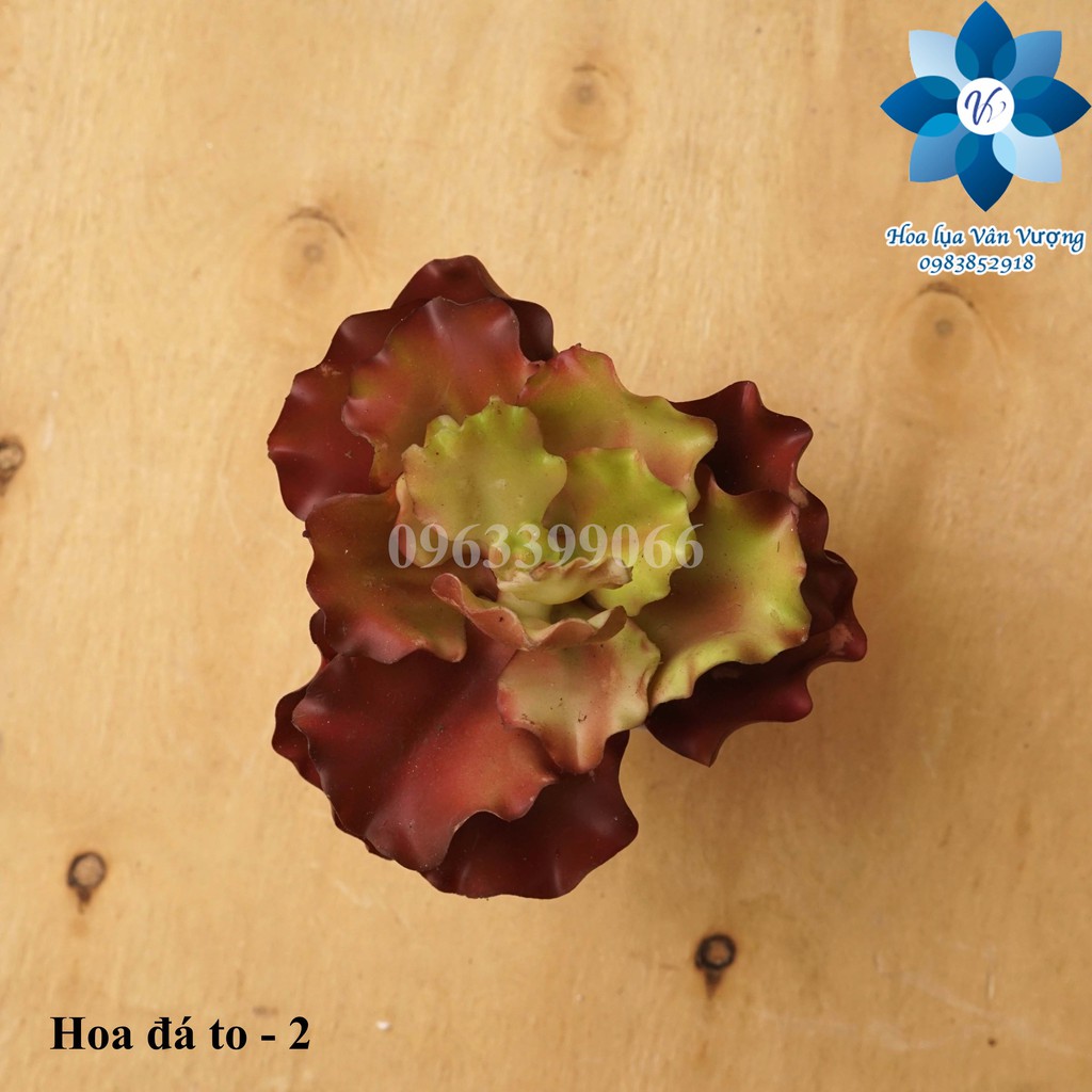 Hoa Đá Giả Hoa Sen Đá Cao Su, Nhựa