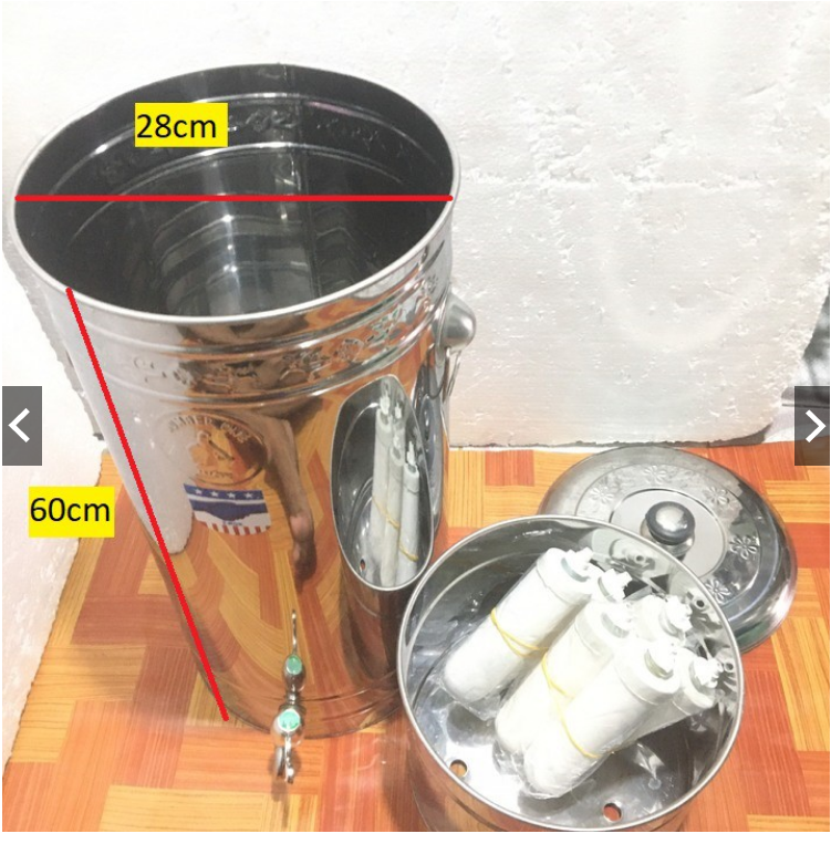 BÌNH LỌC NƯỚC CỠ ĐẠI INOX CAO CẤP - BL40LA -