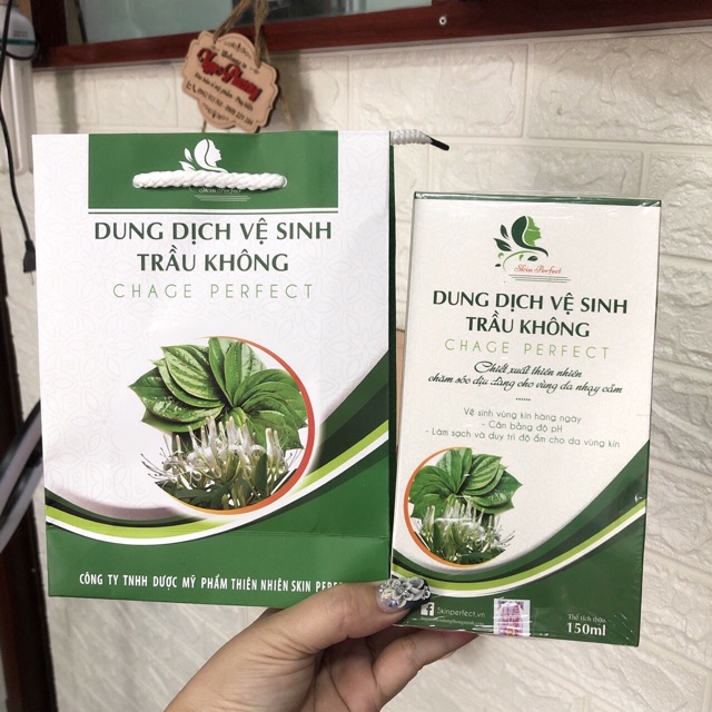 DUNG DỊCH VỆ SINH PHỤ NỮ TRẦU KHÔNG