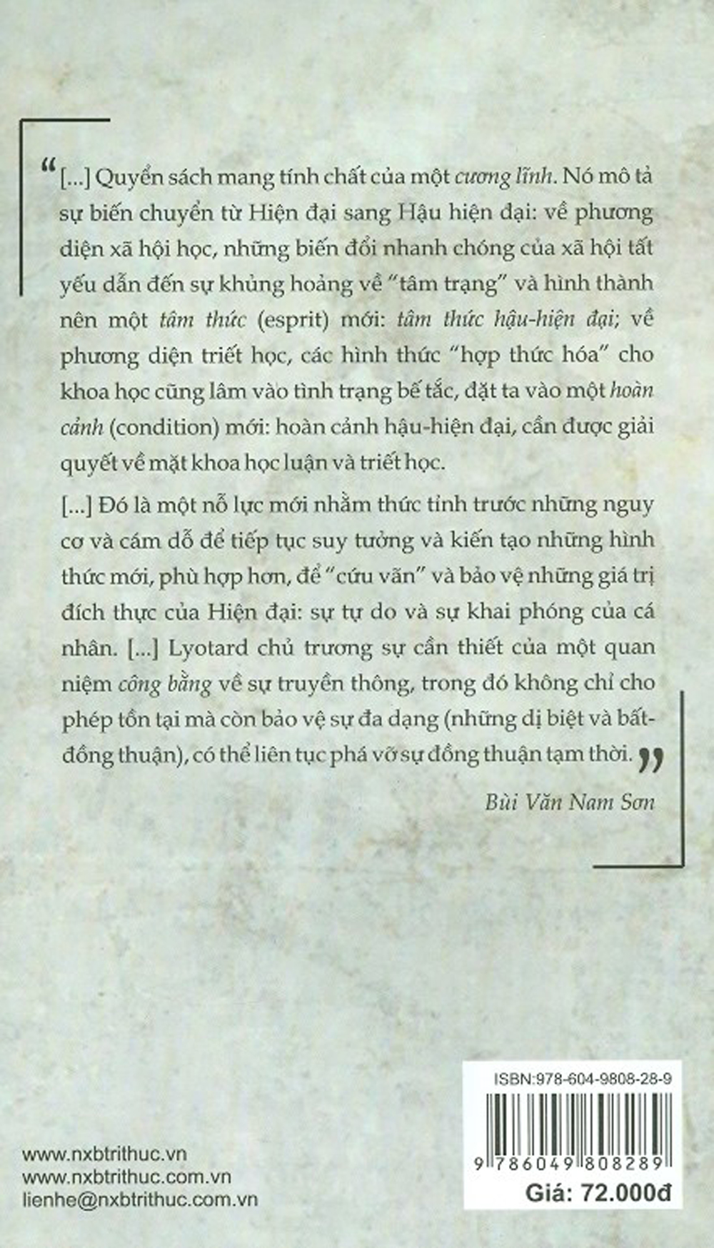 Hoàn Cảnh Hậu Hiện Đại