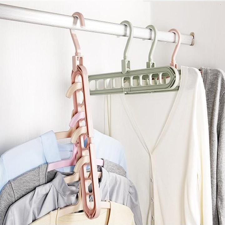 Móc treo Quần Áo 9 lỗ đa năng