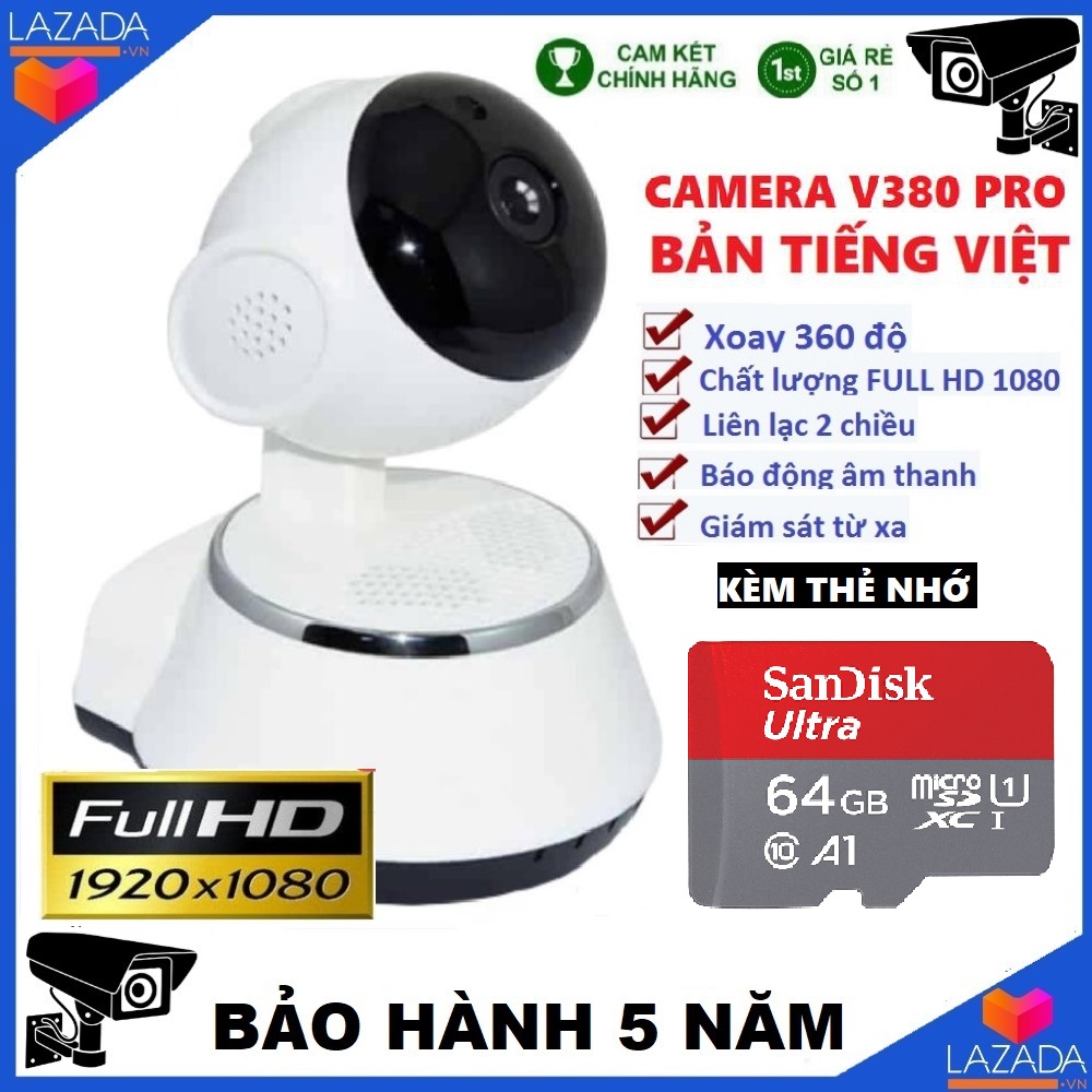 >> BÁO GIÁ (KÈM THẺ CHUYÊN DỤNG LÊN TỚI 64GB,TRỊ GIÁ 399K) CAMERA WIFI TRONG NHÀ VÀ NGOÀI TRỜI YOOSEE S10, 3.0 MPX ,ĐÀM T | Shopee Lazada Sendo Tiki mới nhất 78 Camera - Camera wifi - Camera mini v380 kèm thẻ nhớ 64gb có tiếng việt ,FULL HD Camera an ninh độ phân giải cao bảo hành 3 năm 1 đổi 1 trong 7 ngày ( Lưu ý có 2 mã sản phẩm gồm kèm thẻ và chưa kèm thẻ ) xoay 360 độ