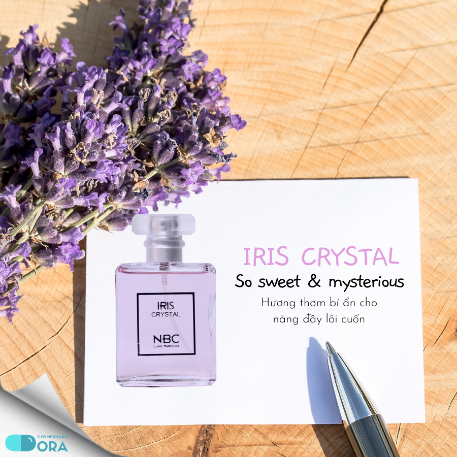 [HCM]Nước hoa nữ Cao cấp Iris Crystal 50ml (Mauve)