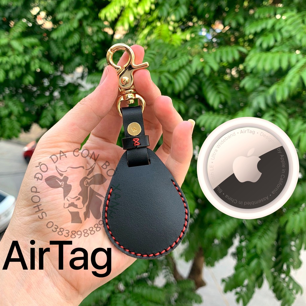 Bao Da Apple Airtag, Air Tag Da Handmade