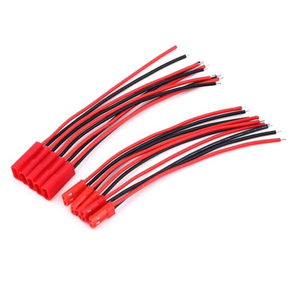 Dây nối pin JST-2P cặp đực cái 15cm