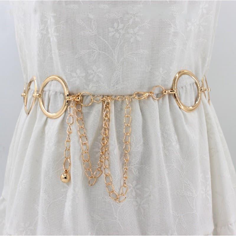 [HCM]Dây Thắt Lưng Bản Hình Tròn Vintage