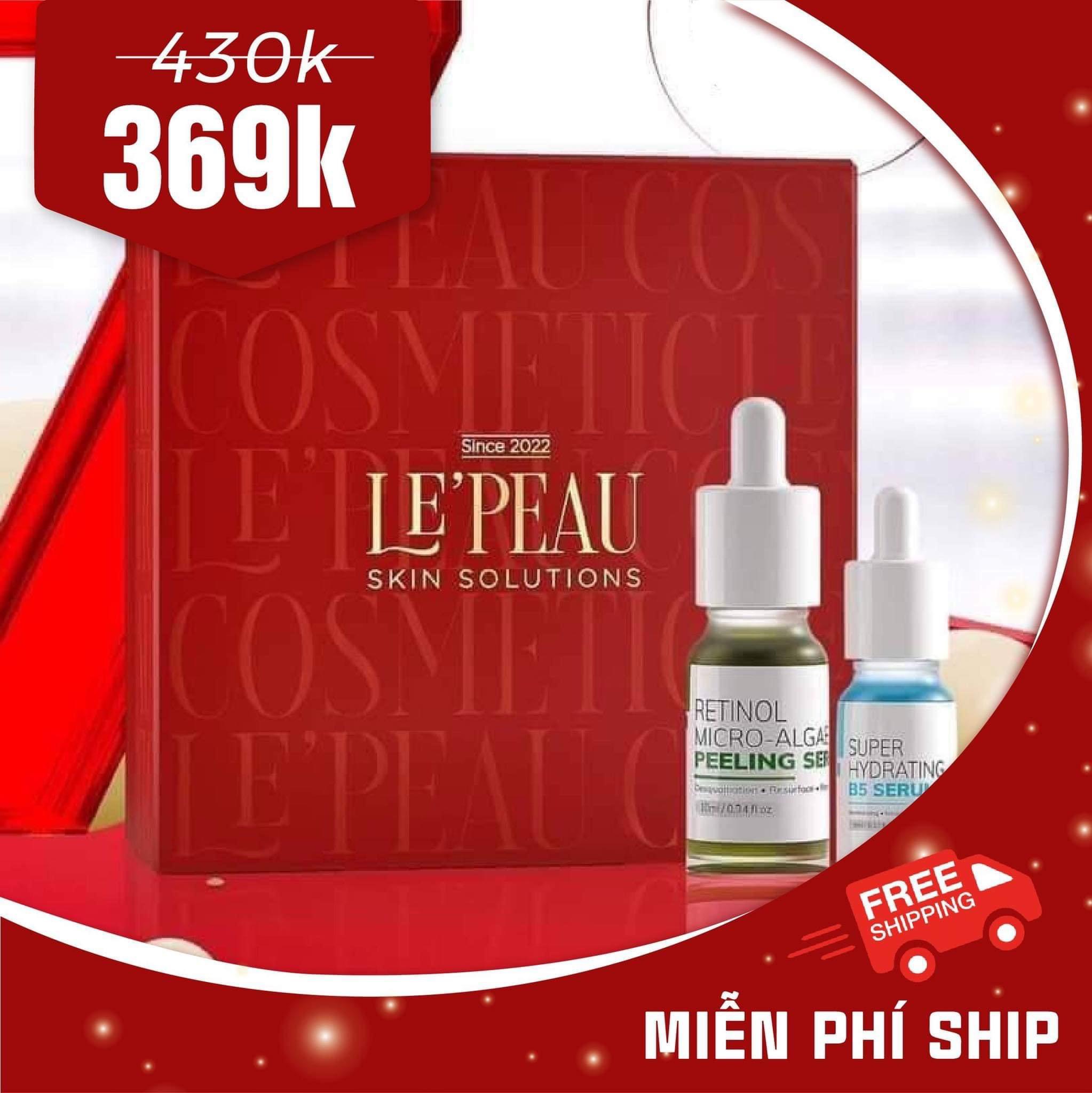 Le’peau - peel da vi tảo retinol