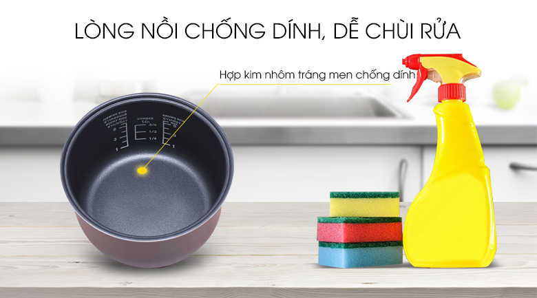 Nồi cơm điện tử Electrolux 1.2 lít ERC6503W