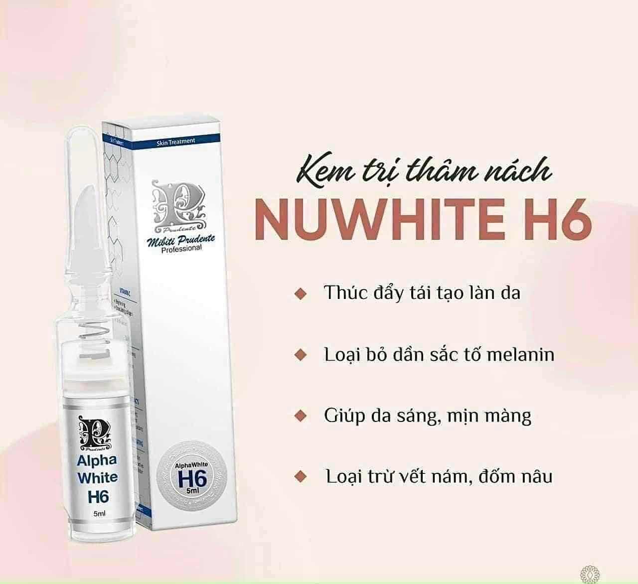 Kem giảm nám thâm nách, vùng kín, làm hồng môi nhũ hoa Mibiti Prudente Nuwhite của Mỹ