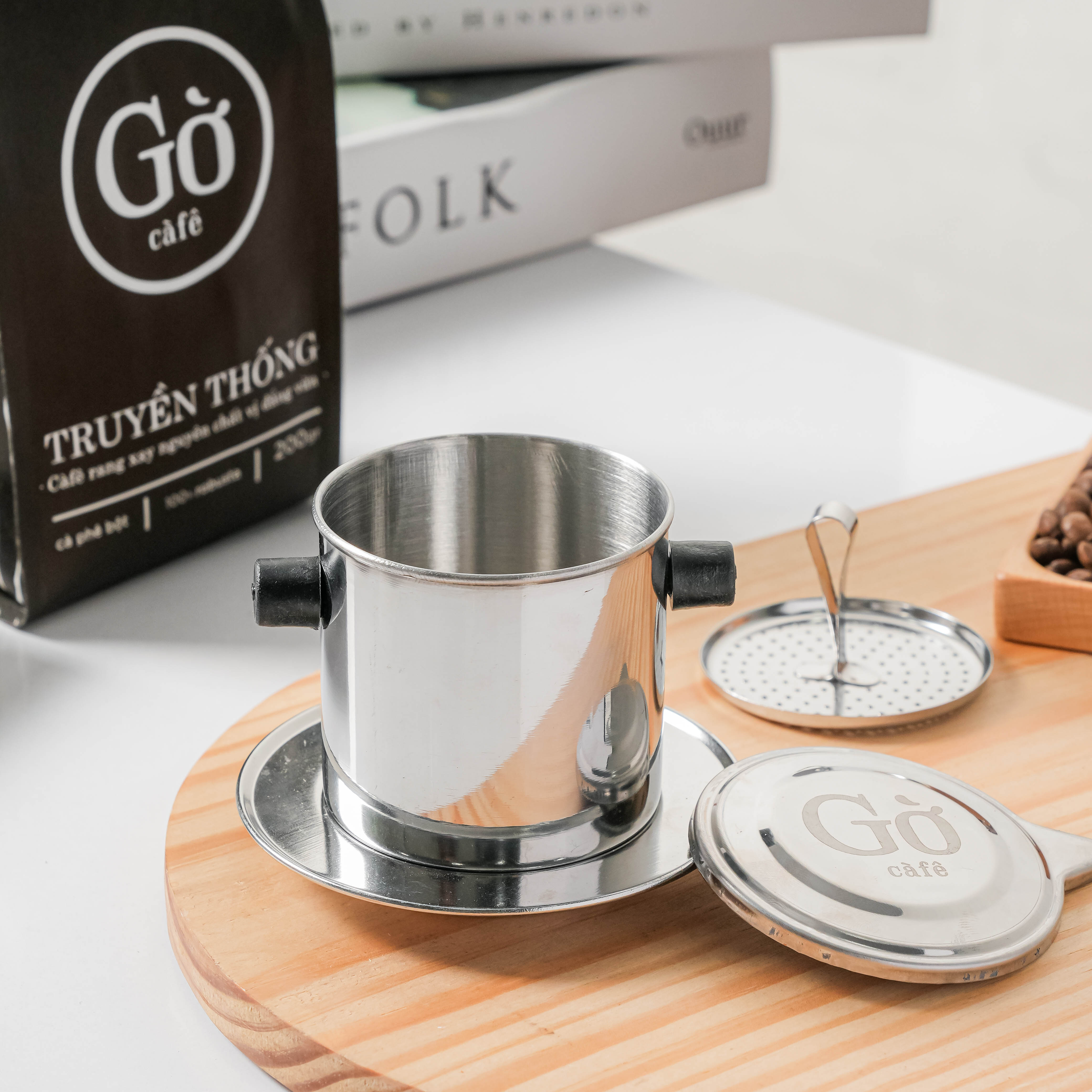 PHIN INOX pha cà phê - Gờ cafe