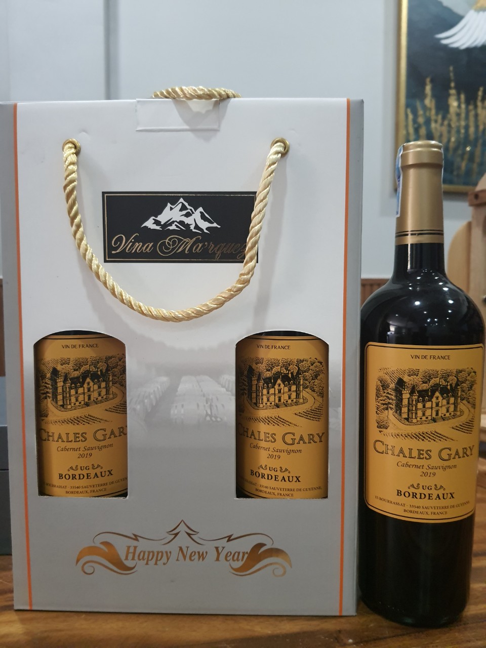 Vang đỏ Pháp Chales Gary