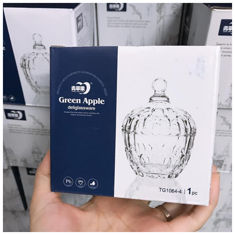 Hủ thủy tinh có nắp - Hộp thủy tinh
