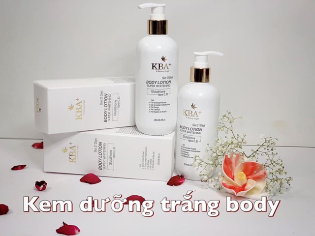 Kem Dưỡng Trắng Body Kba