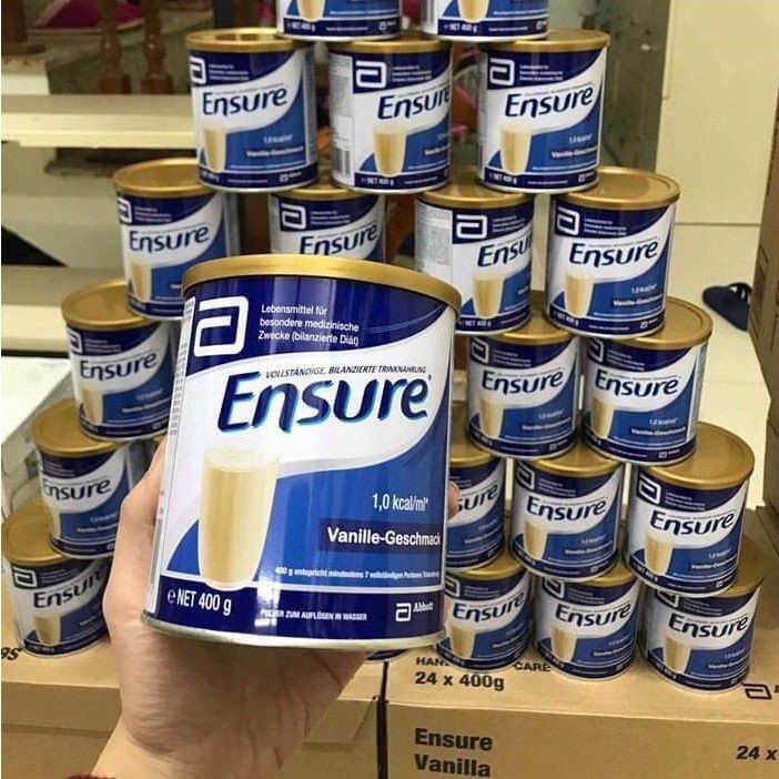 [Date 4/2024, NỘI ĐỊA ĐỨC] Sữa bột ensure abbott đức hộp 400g hương vani