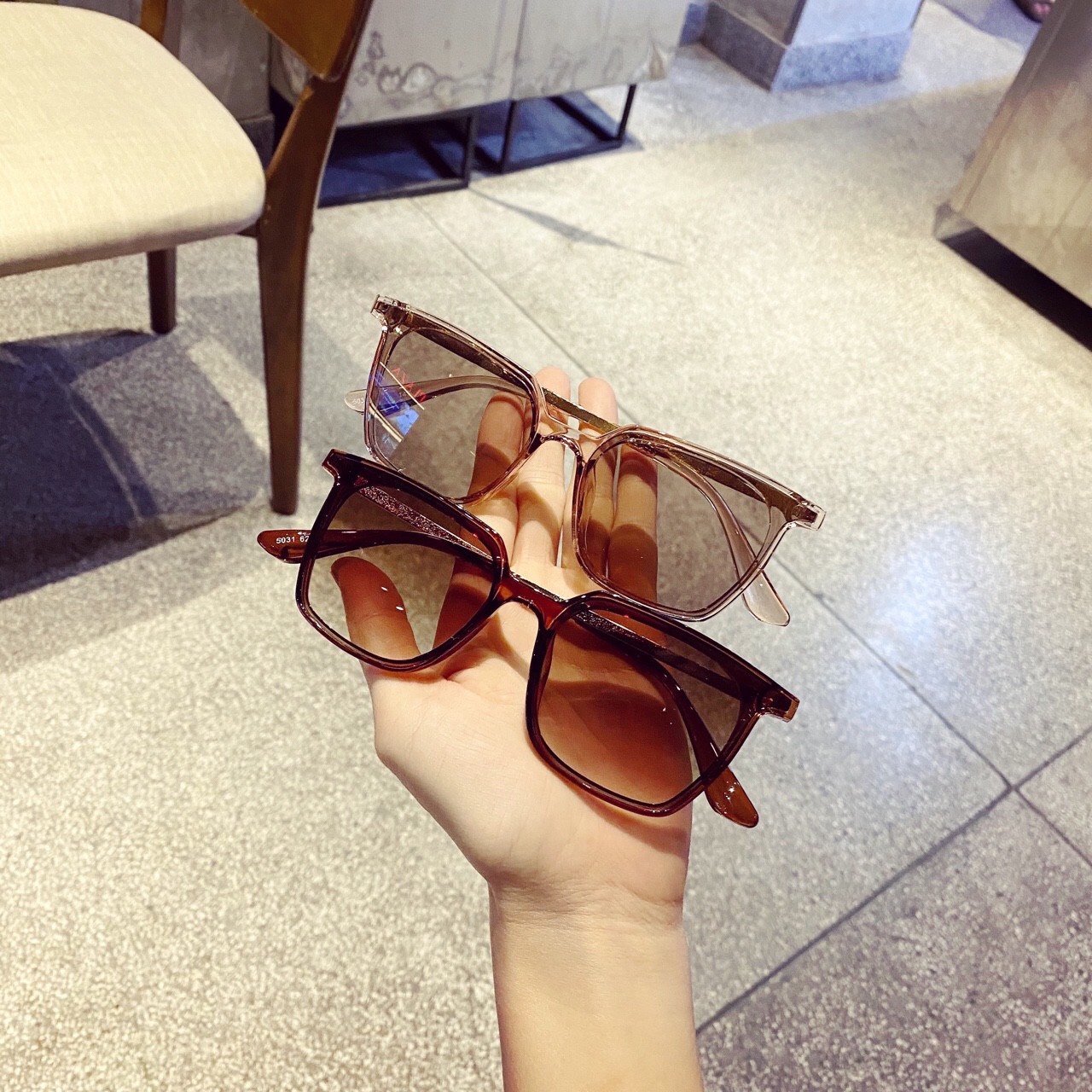 Kính Mắt Nam Nữ Cao Cấp Không Trầy Xước Tròng Kính Phân Cực, Chống Tia UV