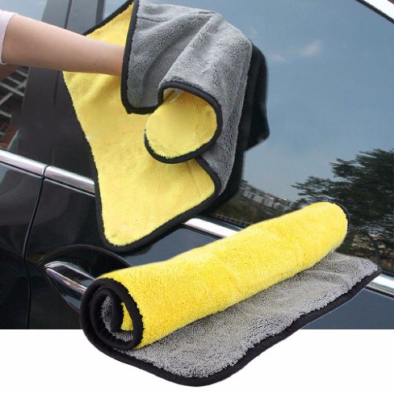 Khăn Lau Xe Siêu Thấm Hút 2 Mặt