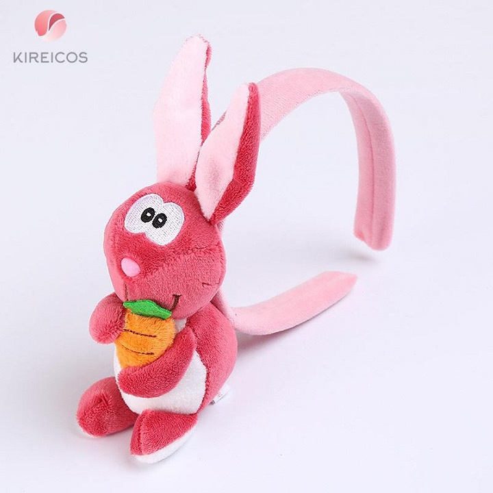 [HCM]Cài Tóc Trang Điểm Thỏ Ôm Cà Rốt 4D Siêu Cưng - kireicos