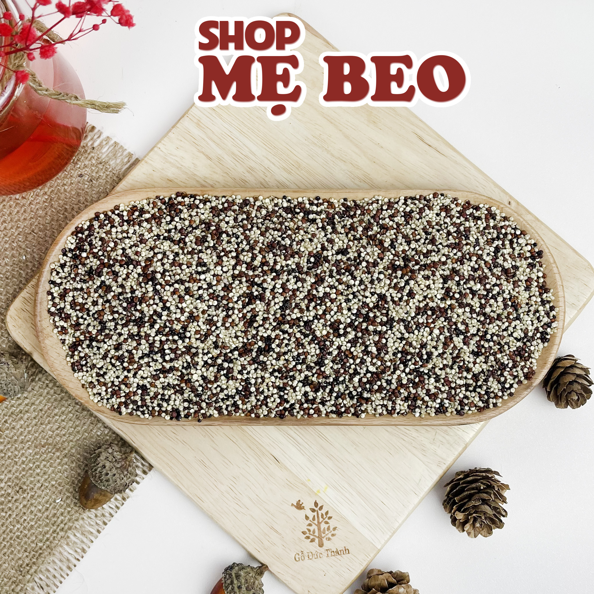Hạt Diêm Mạch Trắng Mỹ - White Quinoa Mỹ