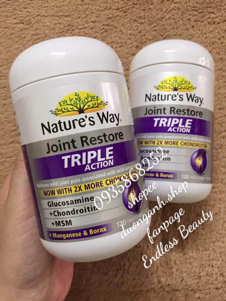 JOINT RESTORE TRIPLE ACTION NATURE'S WAY  120 VIÊN