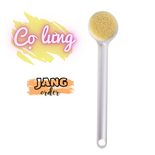 [Tặng Chà gót chân hoặc lược Matxa] Cây bàn chải cọ lưng chà lưng