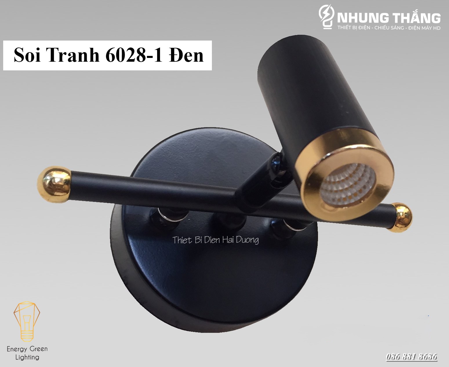 Đèn soi tranh - Đèn rọi gương Led 3 Đèn chiếu sáng 6028-3 15w 3268-3 18w Ánh Sáng Vàng - Điều chỉnh được góc chiếu - Bảo hành 1 năm