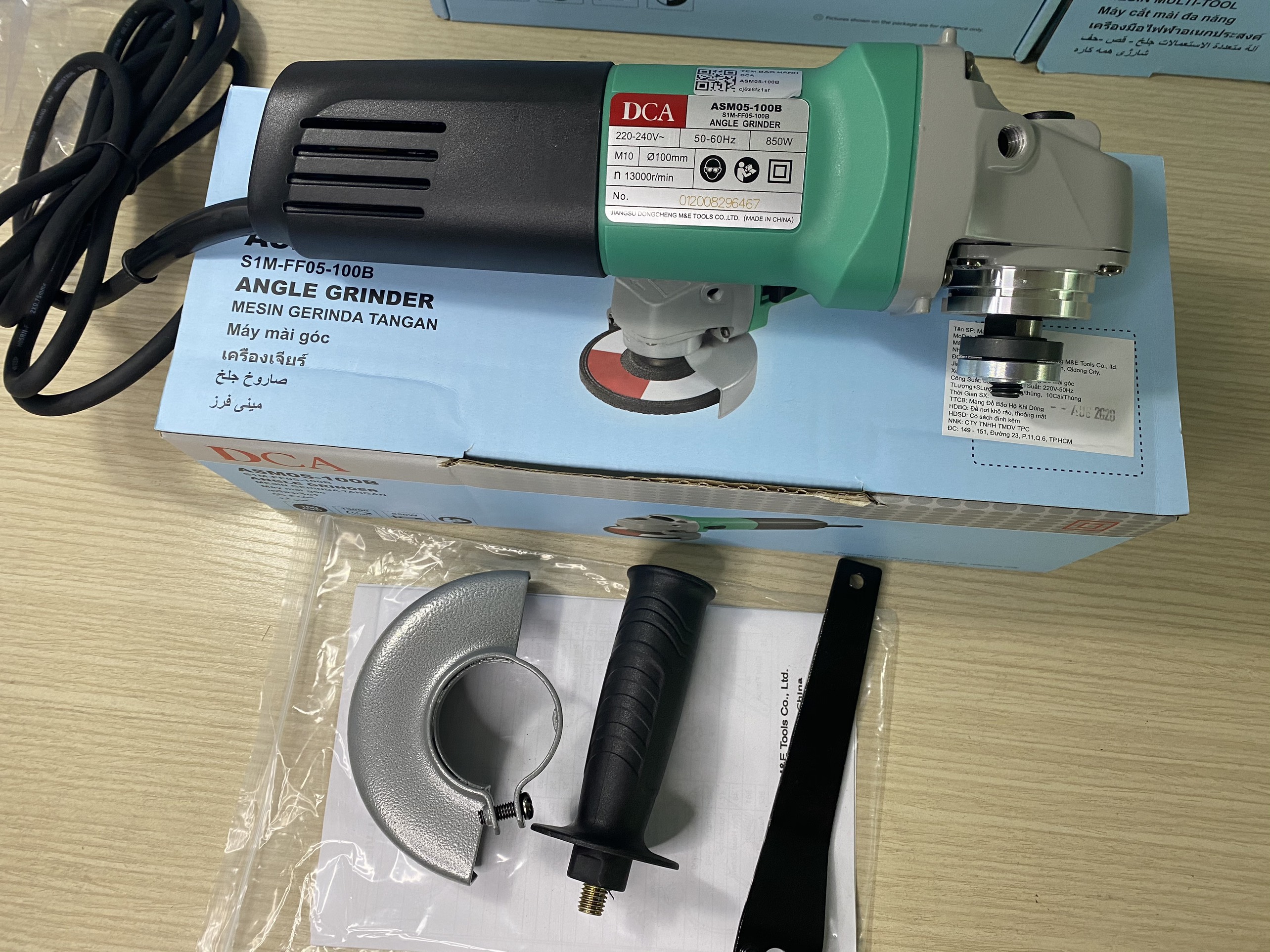 [HCM]Máy mài góc 850W DCA ASM05-100B