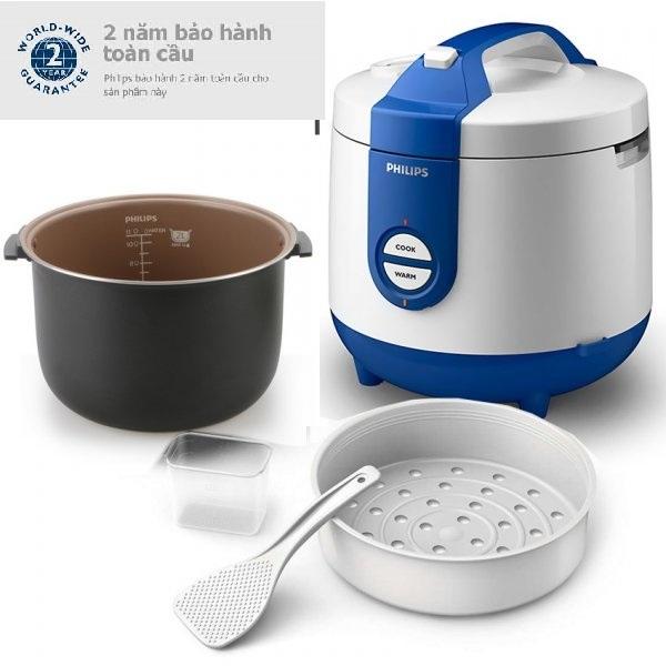 Nồi Cơm Điện Philips HD3119 (2 Lít) - HÀNG CÔNG TY ( Sp Bảo hành  2 năm trên toàn quốc)