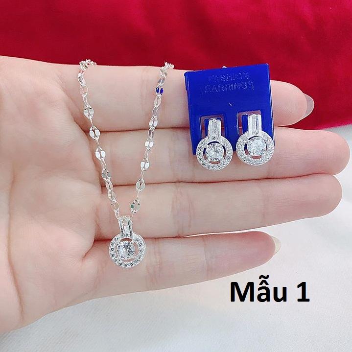 Bộ trang sức bạc 3 món MS176