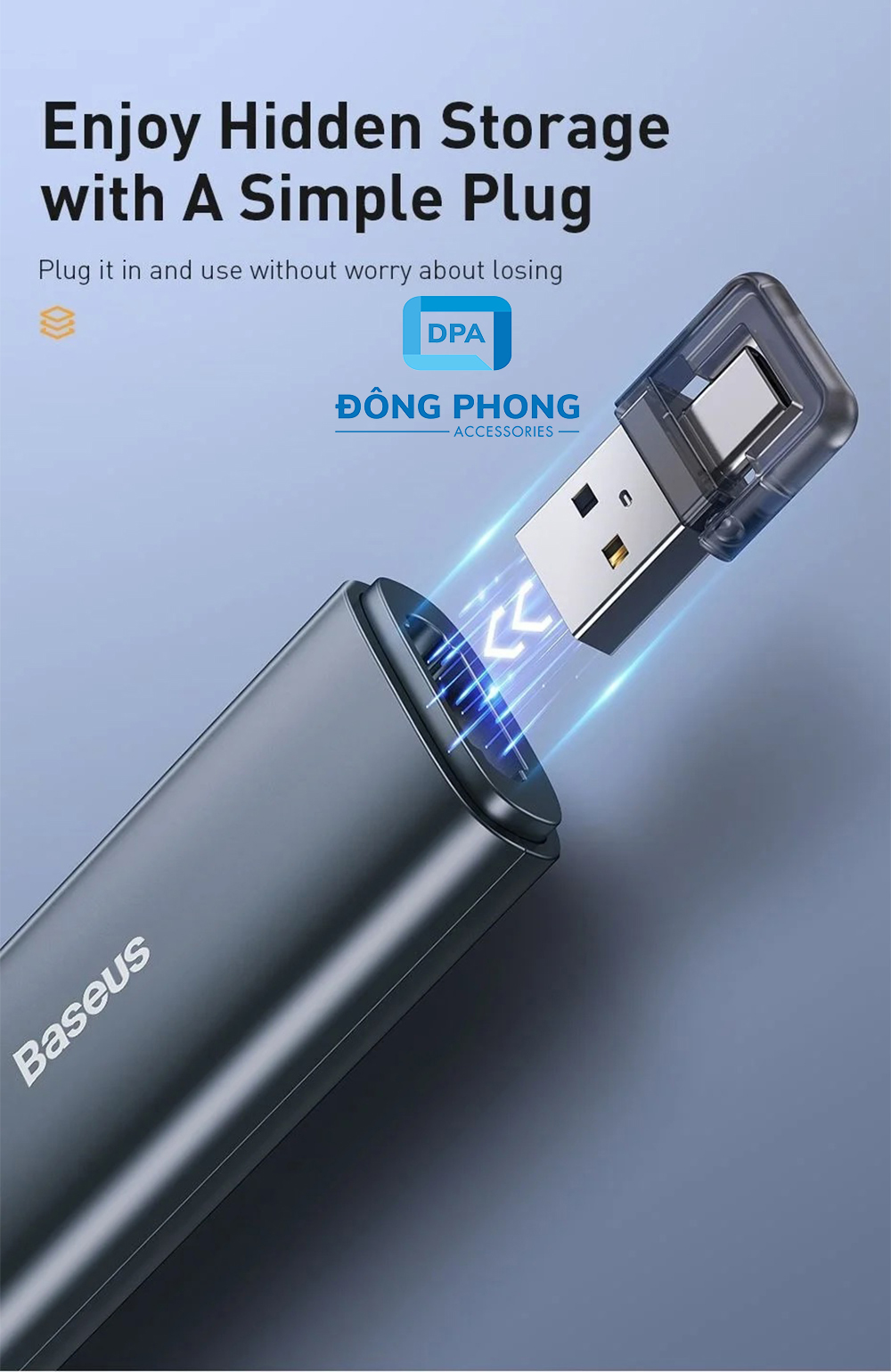 Bút Trình Chiếu Laser Baseus Orange Dot Wireless Presenter Chính Hãng