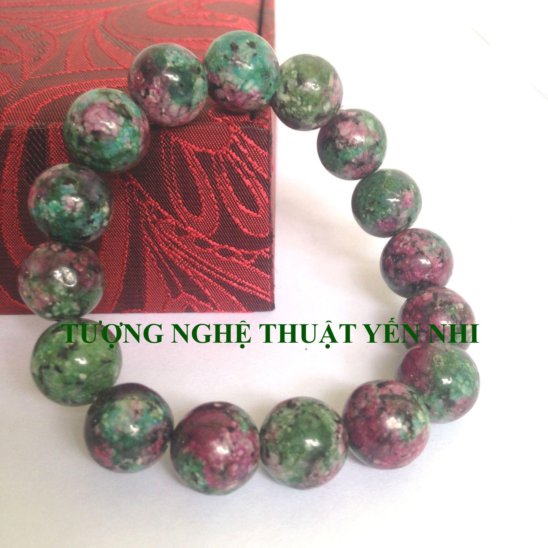 [Hàng đẹp] Vòng tay Ruby Nam Phi thiên nhiên cao cấp 12mm, vòng đeo tay thời trang đẳng cấp, món quà ý nghĩa