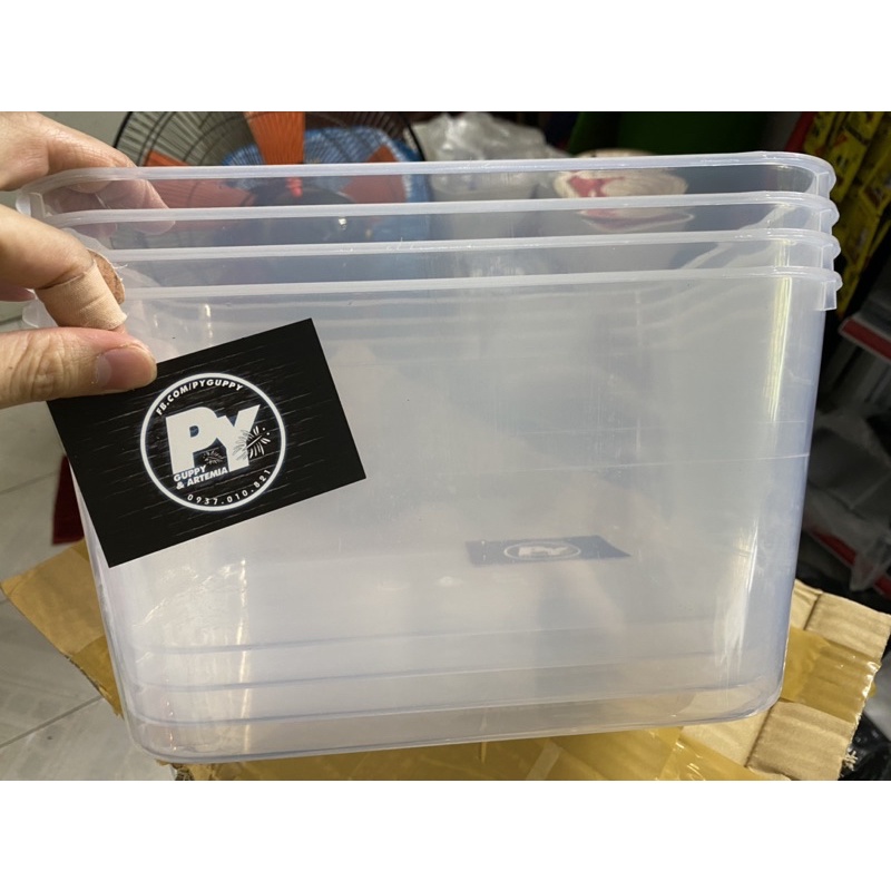 🐠 KHAY NHỰA TRONG SUỐT 7 LÍT 30x22x16 DỄ QUAN SÁT CÁ. KHAY 7 LÍT TRẮNG-TRONG-ĐEN. Gọn nhẹ, ngăn nắp, nuôi cá trồng cây.