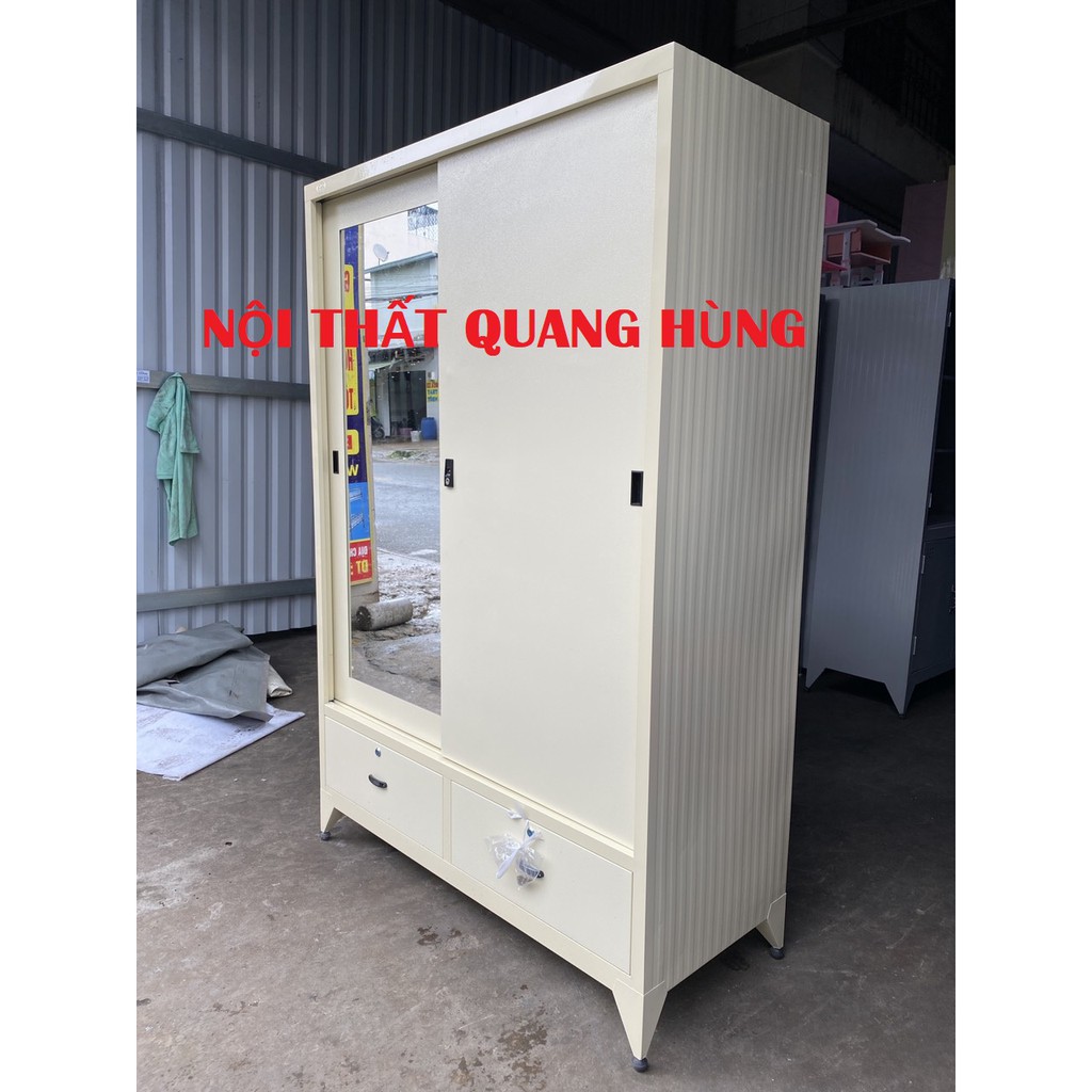 TỦ ÁO QUẦN CỬA LÙA TĨNH ĐIỆN - SẮT DÀY CAO CẤP HCM