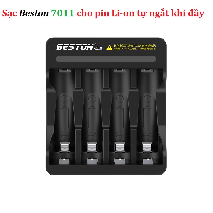 Pin sạc Lithium Beston AA AAA 1.5V / Bộ sạc 7011