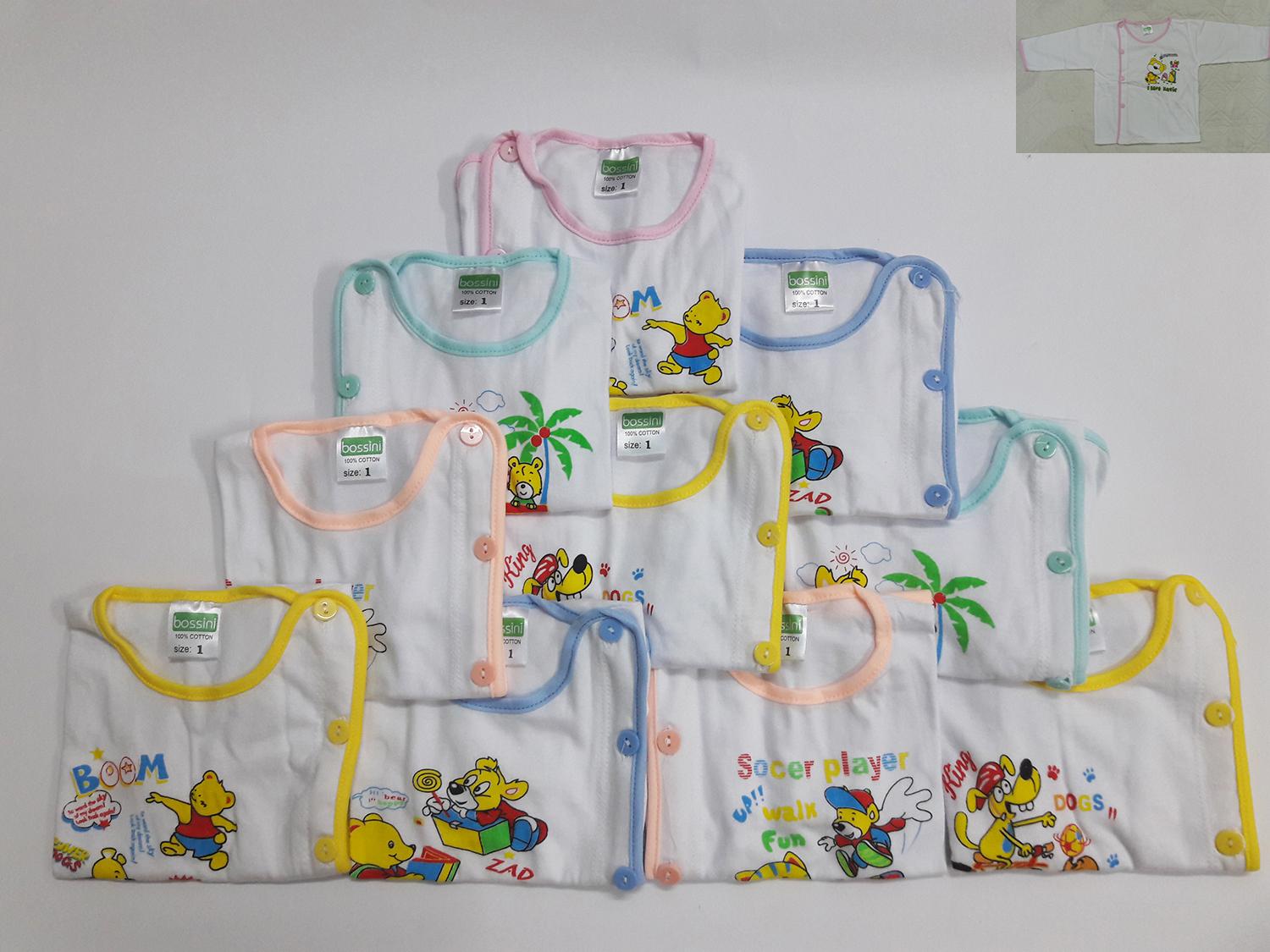 SET 10 ÁO SƠ SINH KIỂU BÁC SĨ TAY DÀI CHO BÉ (1_8)